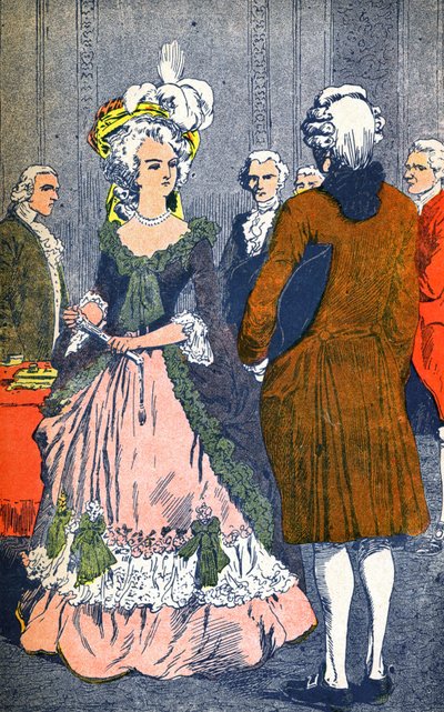 Maria Antonietta e Augeard da Louis Charles Bombled