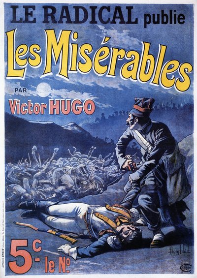 Poster che annuncia la pubblicazione del romanzo 
