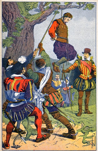 Repressione degli ugonotti sotto la direzione di Blaise de Montluc da Louis Charles Bombled