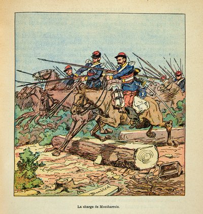 Battaglia di Ladon il 22 novembre da Louis Charles Bombled
