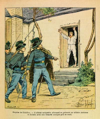 Novembre 1870, a Chatillon sur Seine, il capitano Michard cattura l