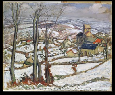 Villaggio nella neve, c.1910-11 da Louis Charlot