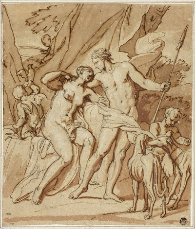 Venere e Adone da Louis Cheron