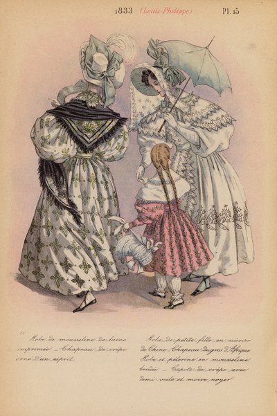 Moda francese: 1833, Luigi Filippo da Louis Colas