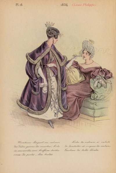 Moda francese: 1834, Luigi Filippo da Louis Colas