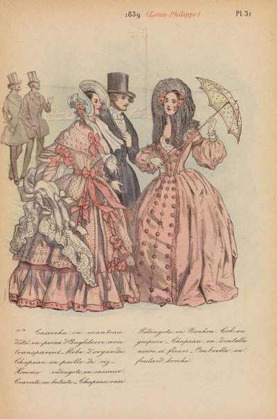 Moda francese: 1839, Luigi Filippo da Louis Colas