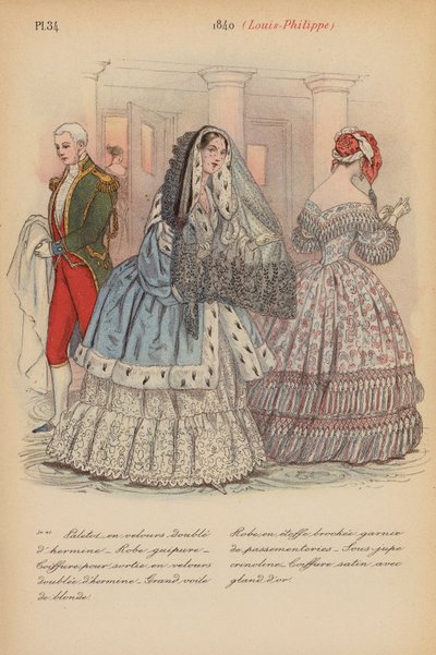 Moda francese: 1840, Luigi Filippo da Louis Colas