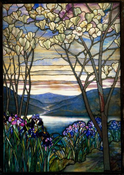 Magnolie e Iris da Louis Comfort Tiffany