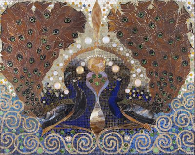 Mosaico con pavone dall