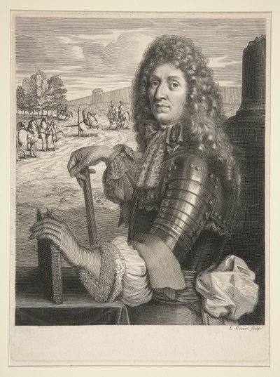Ritratto di un Nobile in Armatura da Louis Cossin