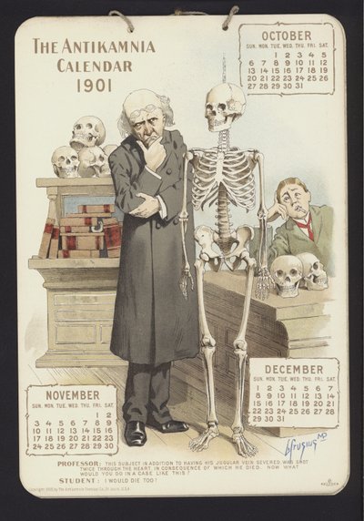 Illustrazione per il Calendario Antikamnia da Louis Crucius or Crusuius