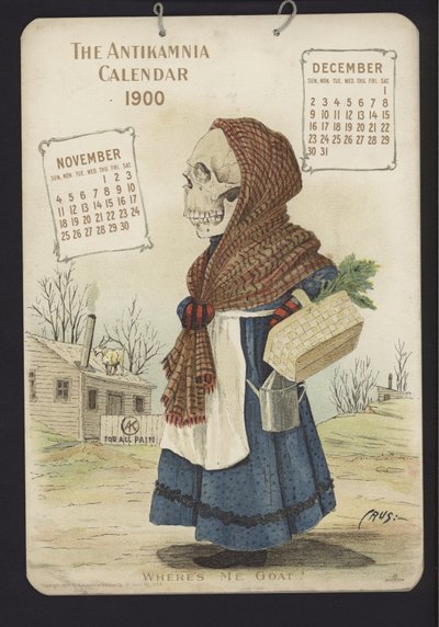 Illustrazione per il Calendario Antikamnia da Louis Crucius or Crusuius