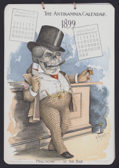Illustrazione per il Calendario Antikamnia da Louis Crucius or Crusuius