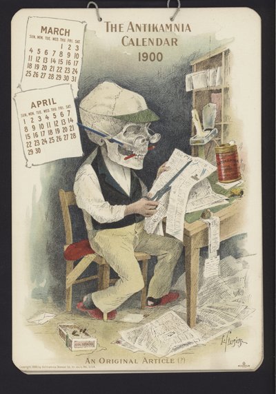 Illustrazione per il calendario Antikamnia da Louis Crucius or Crusuius