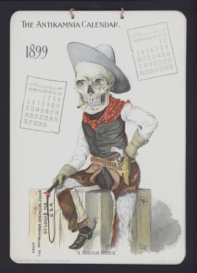 Illustrazione per il calendario Antikamnia, 1899 da Louis Crucius or Crusuius