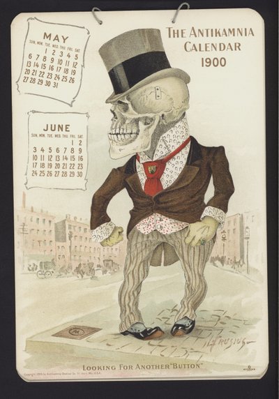 Illustrazione per il Calendario Antikamnia, 1900 da Louis Crucius or Crusuius