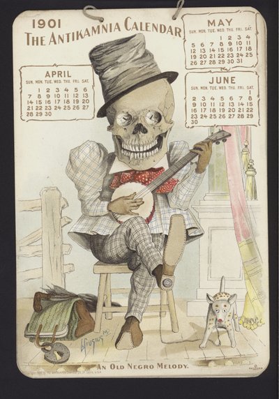 Illustrazione per il Calendario Antikamnia, 1901 da Louis Crucius or Crusuius