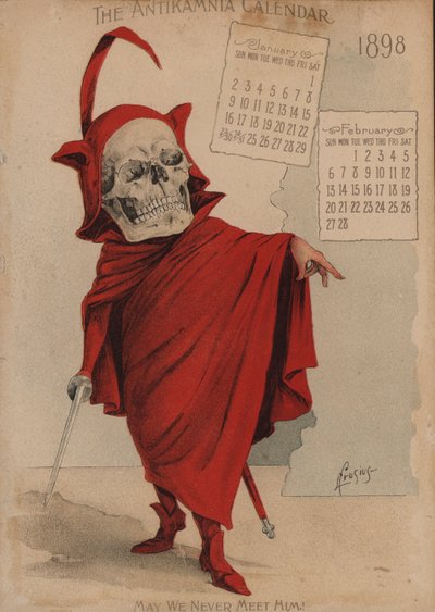 Mefistofele, Illustrazione per il Calendario Antikamnia da Louis Crucius or Crusuius
