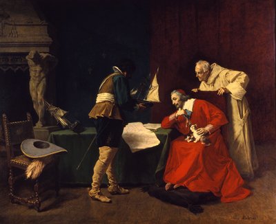 Richelieu studia i piani di attacco per l