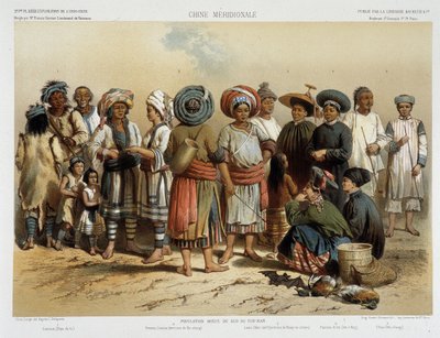 Gruppi etnici intorno al 1870, in "Voyage d
