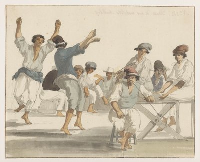 Ballo di marinai maltesi da Louis Ducros