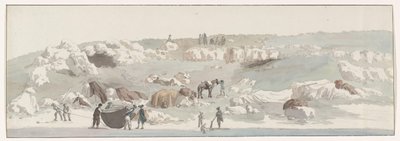 Veduta del piccolo porto di Luogo Vivo sulla rotta di navigazione San Vito (Voyage en Italie, en Sicile et à Malte - 1778) da Louis Ducros