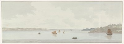 Veduta di una parte del Mare Piccolo (Voyage en Italie, en Sicile et à Malte - 1778) da Louis Ducros