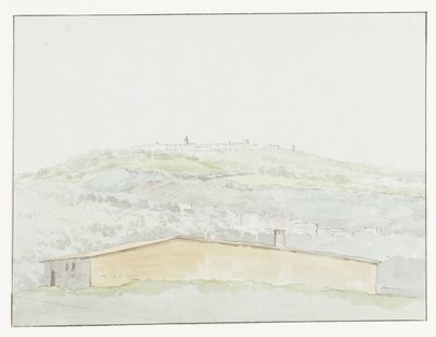 Colonna antica nel porto di Brindisi da Louis Ducros