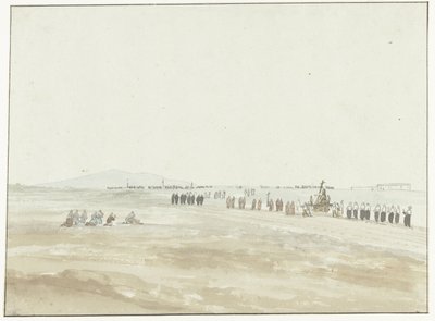 Processione nei dintorni di Cerignola (Voyage en Italie, en Sicile et à Malte - 1778) da Louis Ducros