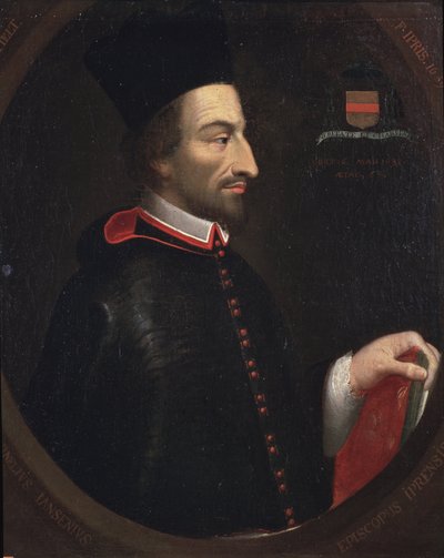 Ritratto di Cornelius Jansen, detto Jansenius, vescovo di Ypres da Louis Dutielt