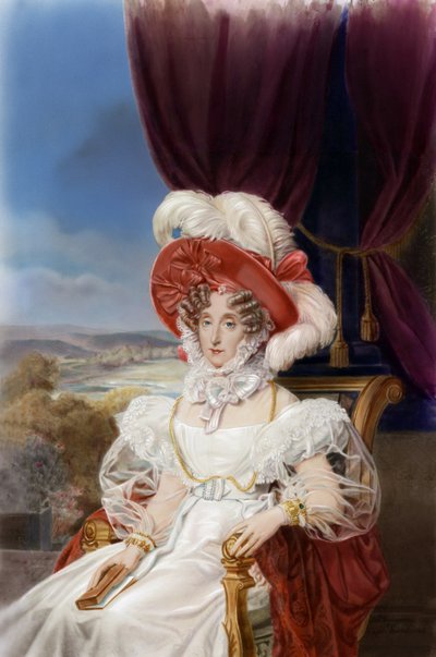Ritratto della regina Maria Amalia, c.1839 da Louis Edouard Rioult