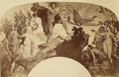 Apollo riceve la lira da Louis Emile Durandelle