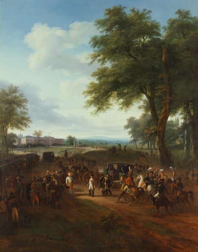 Napoleone ricevuto da Federico Duca di Württemberg, 2 ottobre da Louis Etienne Watelet