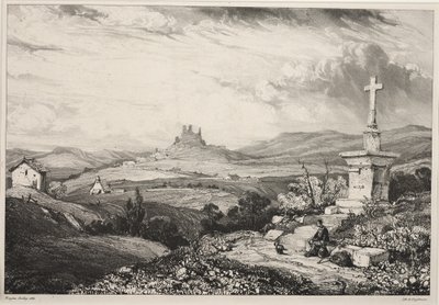 Castello di Larderole, Alvernia da Louis Eugene Gabriel Isabey