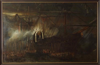 Trasferimento delle ceneri di Napoleone a bordo della fregata La Belle Poule, 15 ottobre 1840, 1843 da Eugene Isabey