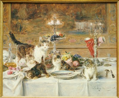 Ospiti dopo cena da Louis Eugene Lambert