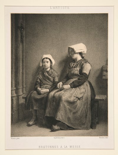Bretoni alla messa da Louis Eugene Pirodon