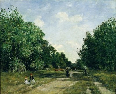 Parc Cordier a Trouville da Eugene Louis Boudin