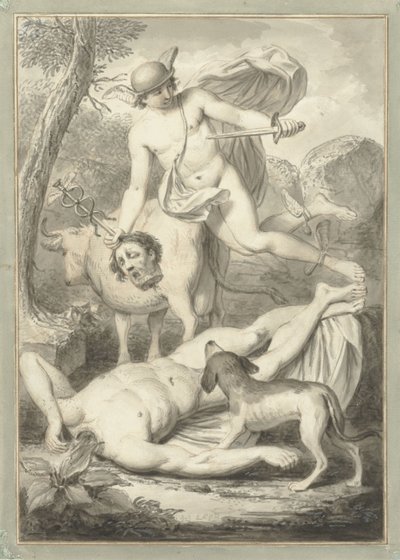 Mercurio con la testa di Argo da Louis Fabritius Dubourg
