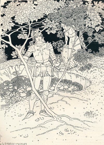 Illustrazione alla Faerie Queene di Spenser. Canto II. Verso 30, c1895 da Louis Fairfax Muckley