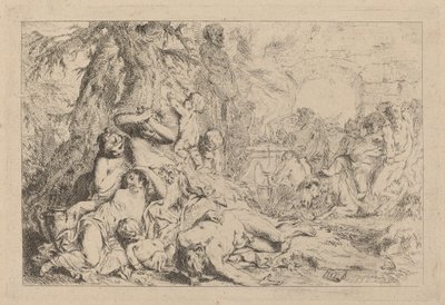 La marcia di Sileno da Louis Felix de la Rue