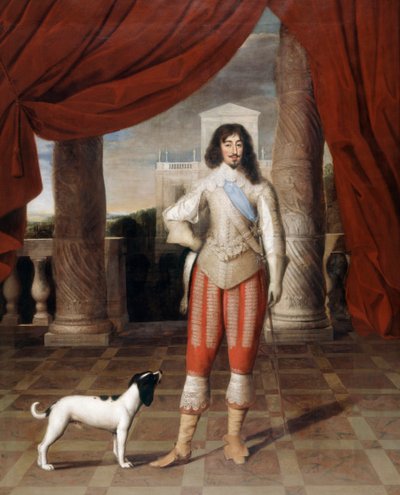 Luigi XIII di Francia da Louis Ferdinand (c.1612 89) Elle