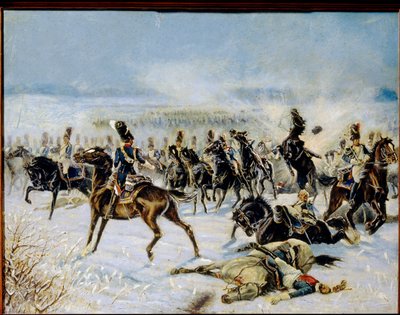 La battaglia di Eylau, il 20 febbraio 1807. da Louis Ferdinand Malespina
