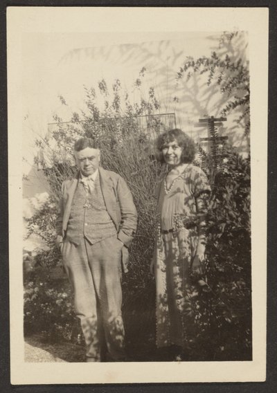 [Fleckenstein e Firenze in giardino] da Louis Fleckenstein