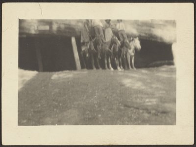 [Gruppo di persone a cavallo] da Louis Fleckenstein