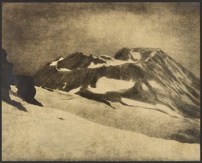 Il cratere di Mt. Cratere di Shasta da Louis Fleckenstein