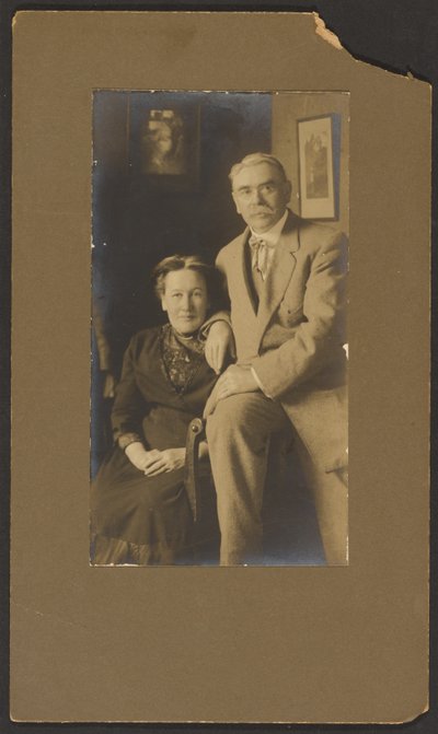 [Ritratto di Fleckenstein e di sua moglie]. da Louis Fleckenstein