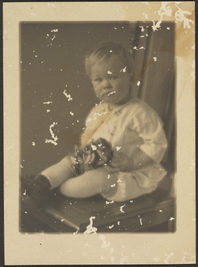 [Ritratto di un bambino] da Louis Fleckenstein