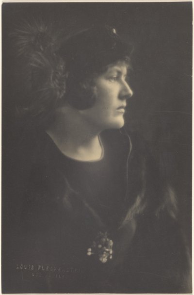 [Ritratto di donna in pelliccia] da Louis Fleckenstein