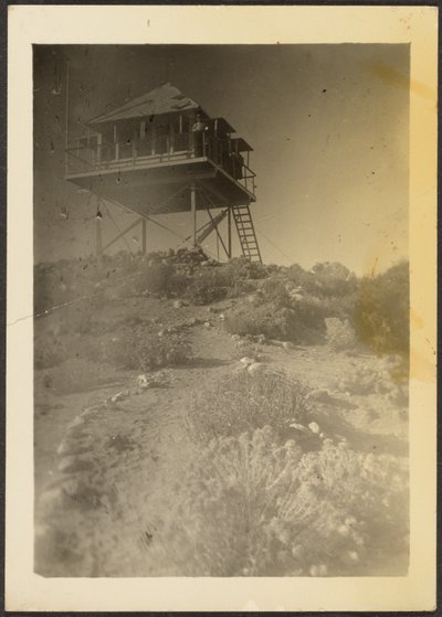 [Torre di guardia nel paesaggio] da Louis Fleckenstein